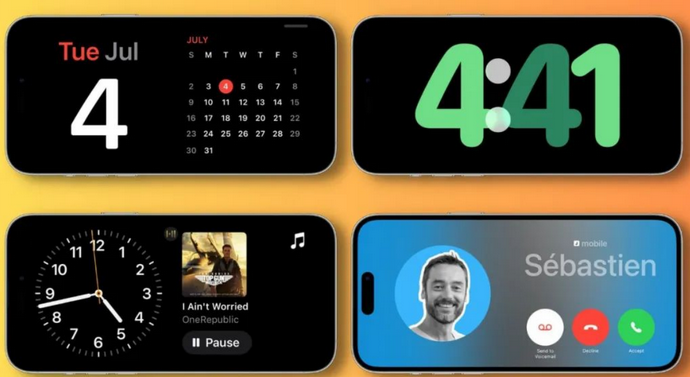 兰坪苹果手机维修分享iOS17横屏充电待机显示有什么好处 