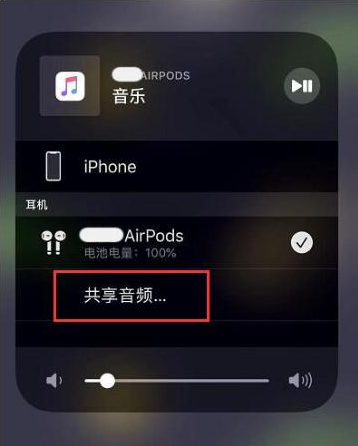 兰坪苹果14音频维修点分享iPhone14音频共享设置方法 