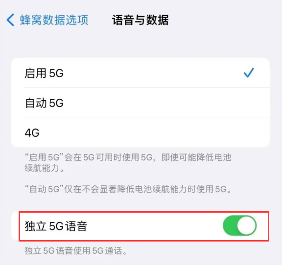兰坪苹果14维修分享iPhone 14 Pro如何开启VoNR 