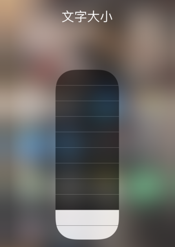兰坪苹果手机维修分享小技巧：在 iPhone 控制中心快速调节字体大小 