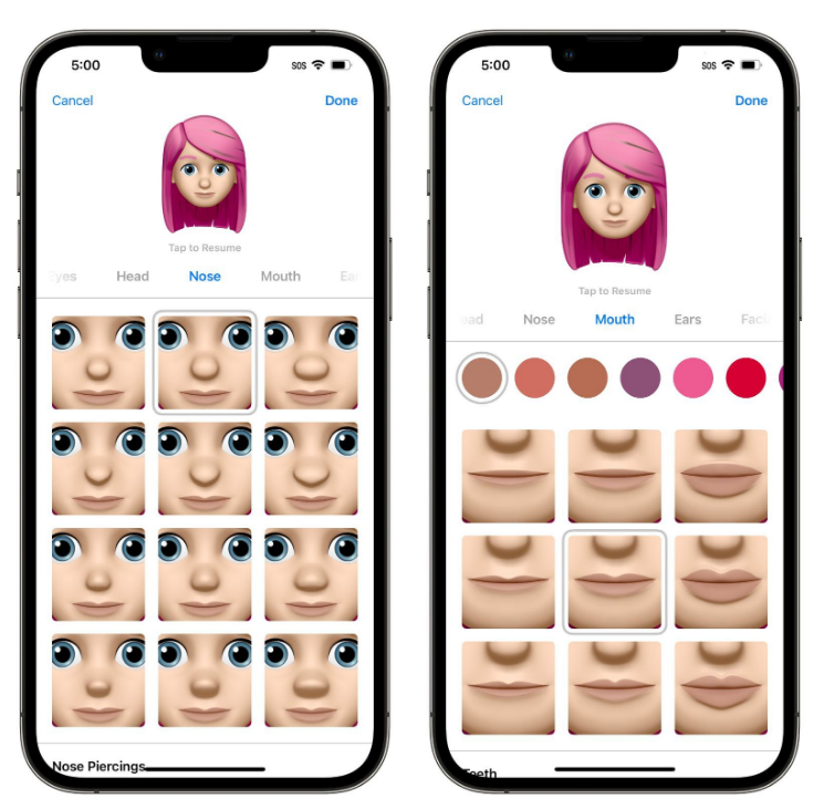 兰坪苹果手机维修分享​iOS 16中的拟我表情有了哪些变化和升级 