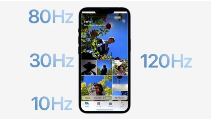 兰坪苹果14维修分享iPhone 14有高刷吗 