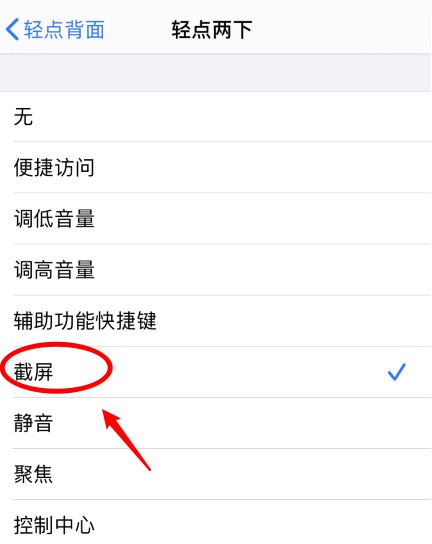 兰坪苹果手机维修分享iPhone12如何启用双击截屏 